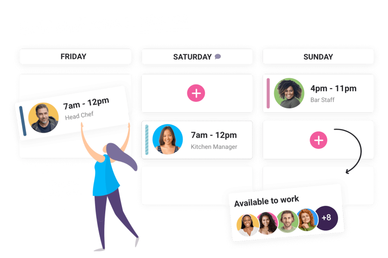 Staff scheduling App - Build rotas in minutes